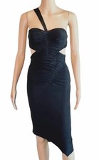 Tom Ford for Gucci F/W 2003 Bustier Cutout Bodycon Black Dress Collectors Item