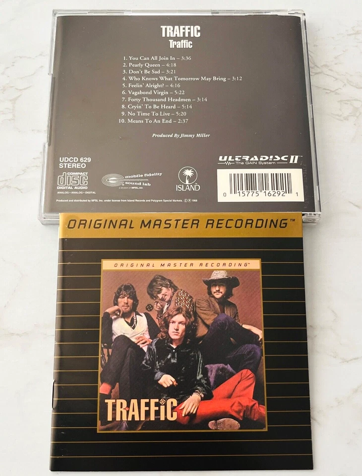 Traffic Self Titled CD MFSL ULTRADISC II 24KT GOLD DISC LTD ED Steve Winwood OOP - Image 4 of 4
