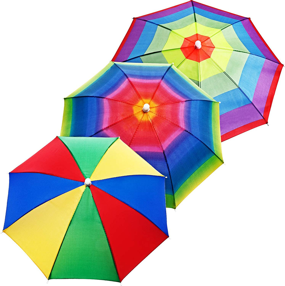 umbrella headband hat