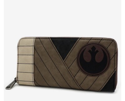 Loungefly Disney Star Wars The Last Jedi Rebel Rey Zip 