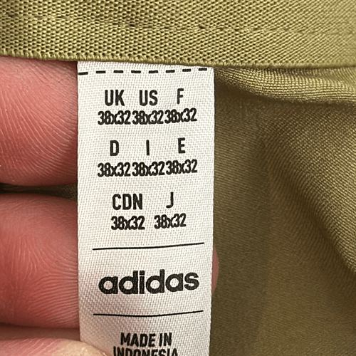 Adidas Men's Golf Pants Regular Fit Straight Leg Athleisure size 38x32 Khaki - Picture 7 of 11