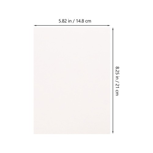 100 Sheets Papier D'imprimante D'impression D'autocollant Vierge En Vinyle - Afbeelding 9 van 12