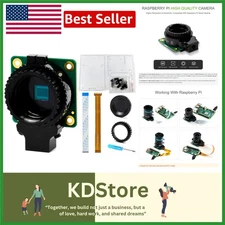 Raspberry Pi High Quality Camera Module with 12.3MP Sensor & Accessories