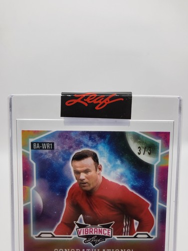 2022 Leaf Vibrance Wayne Rooney Auto /3 - Picture 5 of 6