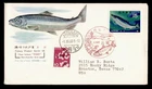 DR WHO 1966 JAPAN FDC FISH SAKE NCC CACHET ISHIKARI M69312