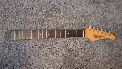 Silvertone Electric Guitar NECK by Samick + Tuners