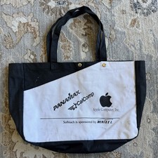 Vintage Apple Computer Tote Bag Tech Promo 1990s / Early 2000s Logo Rare