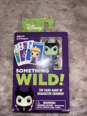 Disney Funko Something Wild Villains Maleficent Card Game Unused, Damaged Box 