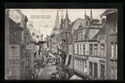 Kiel, Strassenbahn und Fischräucherei in der Holsten Straße, Ansichtskarte 1913 
