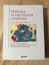 Libro Luciano Mecacci - Manuale di Psicologia Generale