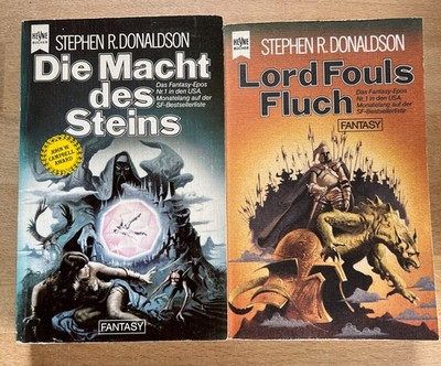 2x Stephen R. Donaldson, Thomas Covanant Bd. 1 + 2, Lord Fouls Fluch + Macht