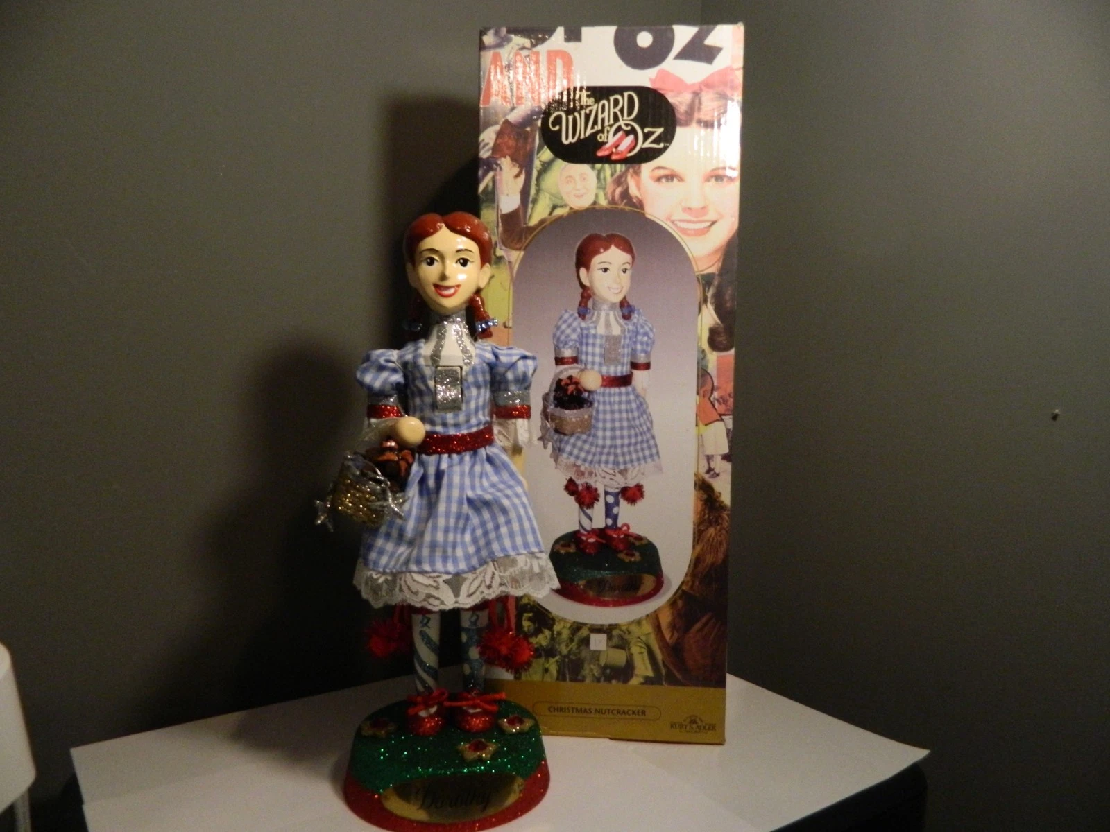 Vintage Dorothy Wooden Nutcracker Kurt Adler 9” Wizard of Oz