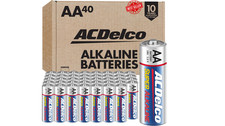 ACDelco Super Alkaline AA Batteries, 40 Count