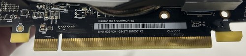MSI RADEON RX 570 ARMOR 4GB GPU - BLACK/SILVER - Picture 2 of 5
