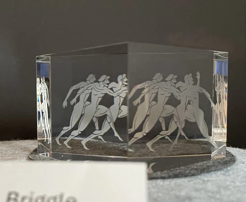 UNIQUE STEUBEN NUDE OLYMPIC RUNNERS by DIRECTOR BERNARD X WOLFF 1984