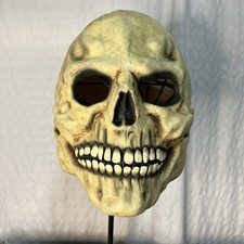 Spirit Halloween Latex Bone Skull Adult Mask