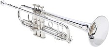 Bach 180 Stradivarius Professional Bb Trumpet - Silver Plated - 3C Mouthpiece