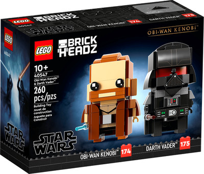 LEGO 40547 Brickheadz - Obi Wan Kenobi und Darth Vader Star Wars - NEU - ABGEHOLT