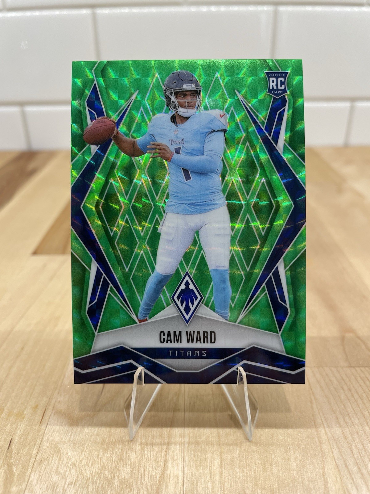 2025 Panini Phoenix - Rookies Cam Ward #194 Green /285( RC)