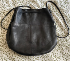 Madewell Small Black Leather Backpack