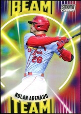 2022 Stadium Club Chrome Nolan Arenado BT-8 Beam Team