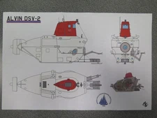DSV Alvin  submersible Woods Hole Oceanographic Institution Diagram