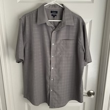 Croft & Barrow Men s Large Easy Care Gray But...