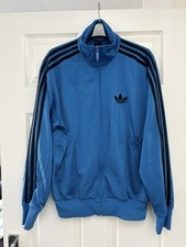 Adidas Men s Track Top Tracksuit Firebird Trefoil Blue 2005 Jacket Small S