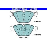 Bremsbelagsatz Scheibenbremse ATE 13.0470-7238.2 FüR BMW 3Er X1