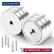 Strong Magnets, 150lb Waterproof Strong Neodymium Cup Magnets with Scre