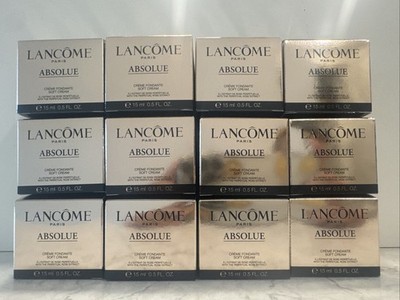 12 LANCOME Absolue Soft Cream with the perpetual rose extract .5 OZ / 15 ML NIB