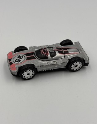 GTI FLIP CARS GT PROTO RACER CAR 1:64 #25 Silver/Black Loose