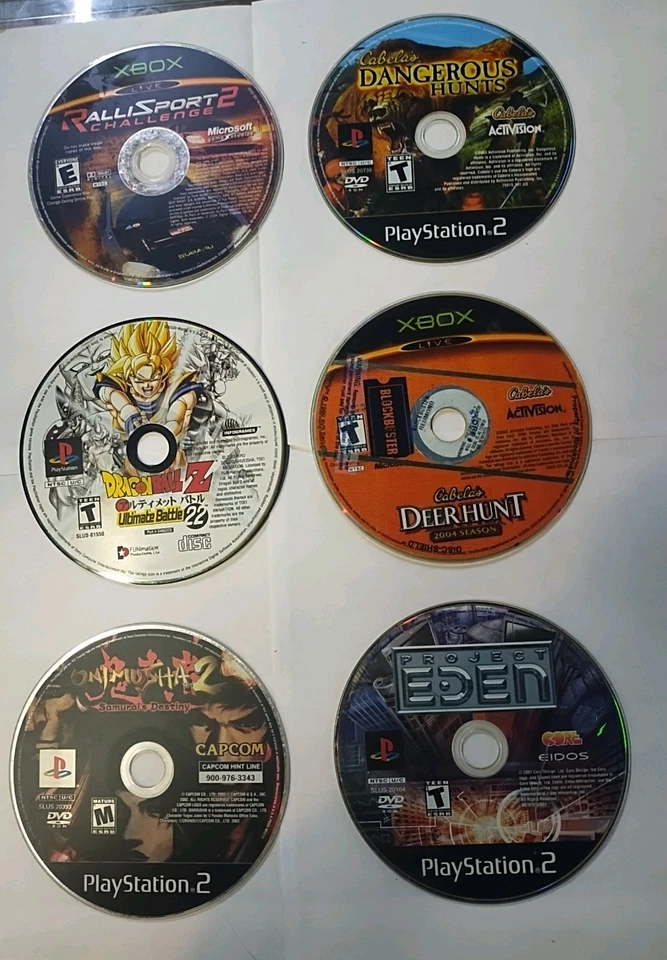 Лот товаров только диск игры Xbox, PS1,2,4 как есть непроверенный может потребоваться восстановление чтения - Изображение 3 из 4