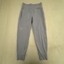 Under Armour Womens Movement Fitted Jogger Pants Pockets Gray Logo Size L NWT