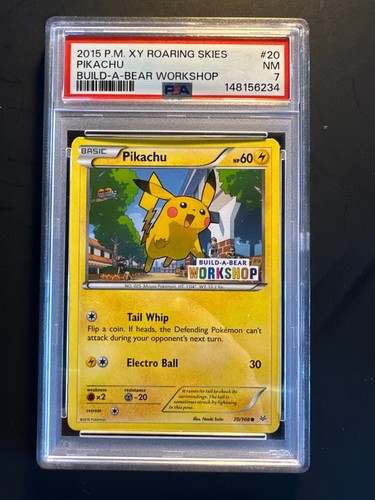 Pikachu graded PSA 7 for sale on eBay