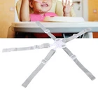 White High Chair Straps Adjustable 5 Point Harness Baby Safety Strap Belt Wi XO