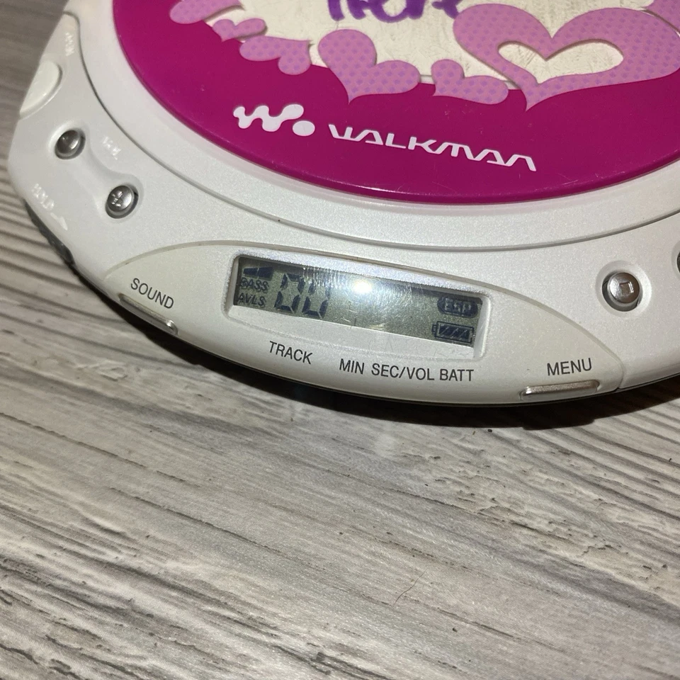 Reproductor de CD portátil Walkman Sony D-EQ550 de colección probado y funcionando Foto 2 de 4