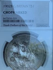 1902B G.Britain Trade Dollar W/Excellent Chop Marks- Beautiful Coin! NGC