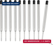 Black Ink Refills 10 pcs , 1mm Medium