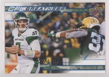 2023 Upper Deck CFL CFL Greatness Blue 91/299 Cody Fajardo #CG-CF 08ps