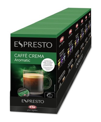 Caffè Crema Aromatic kompatibel mit K fee & Aldi EXPRESSI* RFA zertifiziert 96