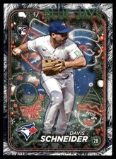 2024 Topps Holiday #H132 Davis Schneider Holiday Tree