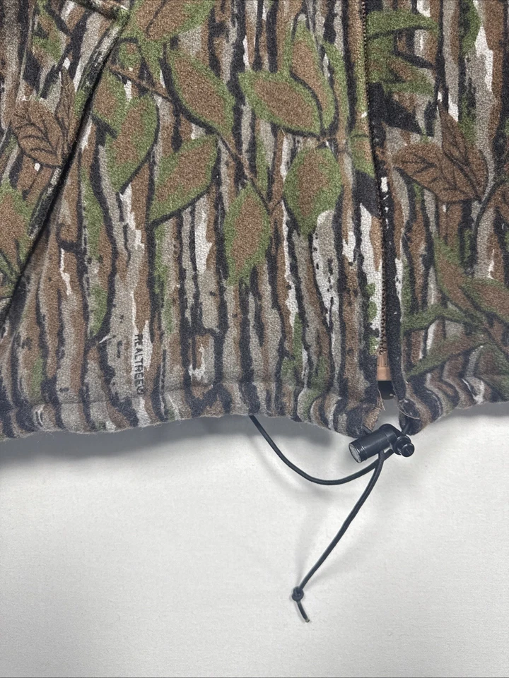 VTG Cabelas Jacket Camo Hunting Thinsulate Wool Hooded USA Whitetail XXL Realtre - Image 4 of 4