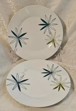 2 Pier 1 Kui Hua Dinner Plates Retro 11 inch
