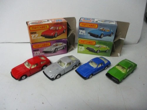 Matchbox Lesney Superfast Set of 4 Australian #76, 77, 78, 79 Celica, Nissan, +
