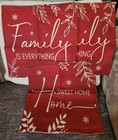 Red Seasonal Christmas Pillow Covers