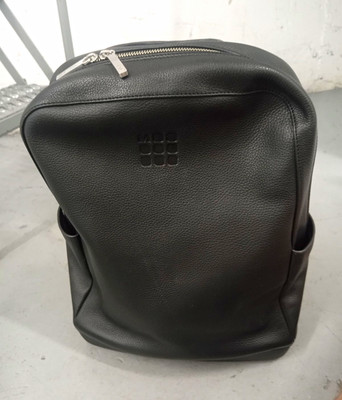 Moleskine Classic Leather Backpack - Black - Fast Shipping