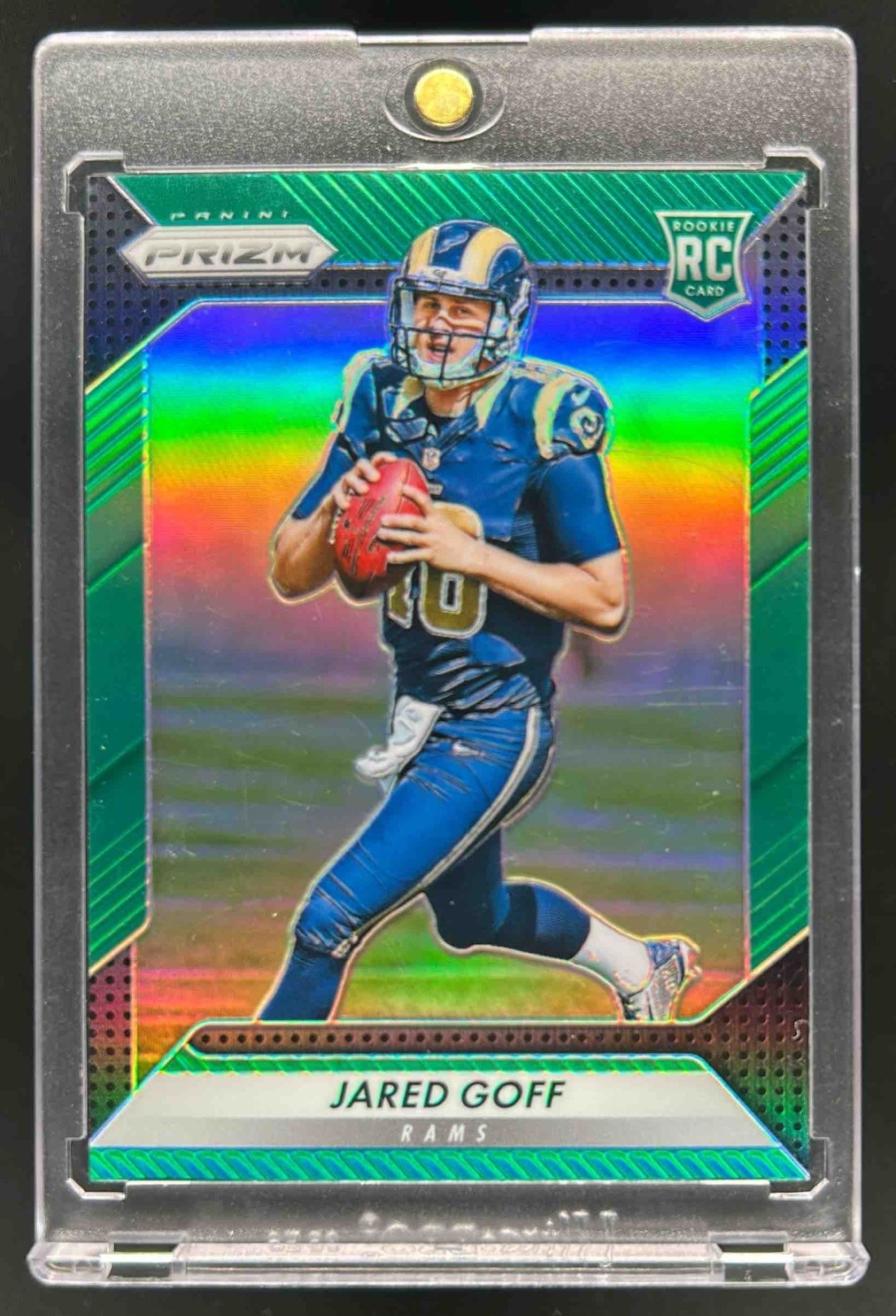 2016 Prizm Jared Goff RC Green Rookie #208 Rams