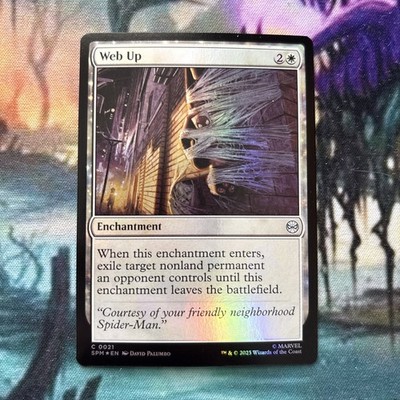 Web Up (FOIL) x 1 - Marvel's Spider-Man - Magic the Gathering MTG
