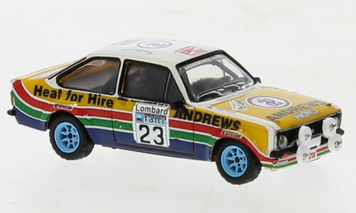 Brekina 19585 - 1/87 Ford Escort RS 1800 No.23 Rally RAC Lombard R.Brookes 1977
